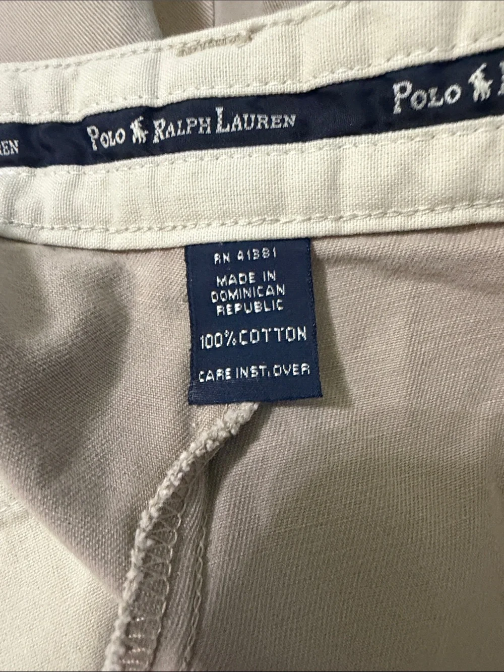 Polo by Ralph Lauren Flat Front Khaki Shorts